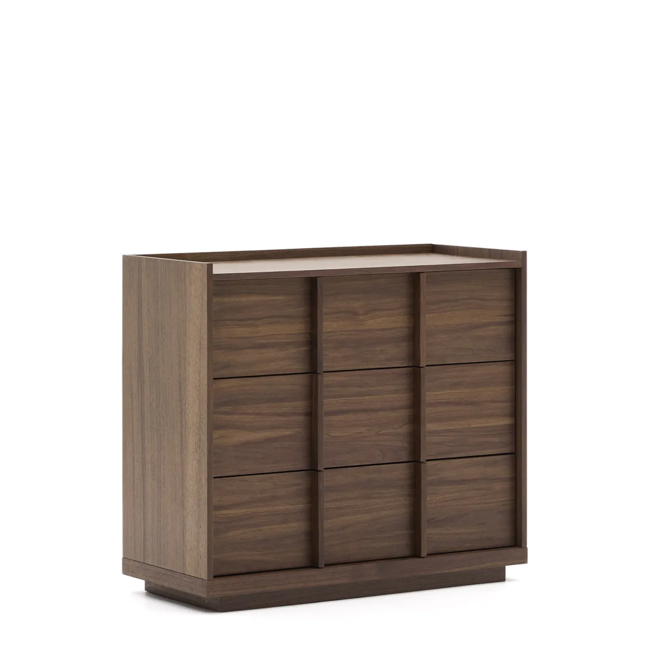 Kave Home Ladekast Onix Walnoot 3-Lades