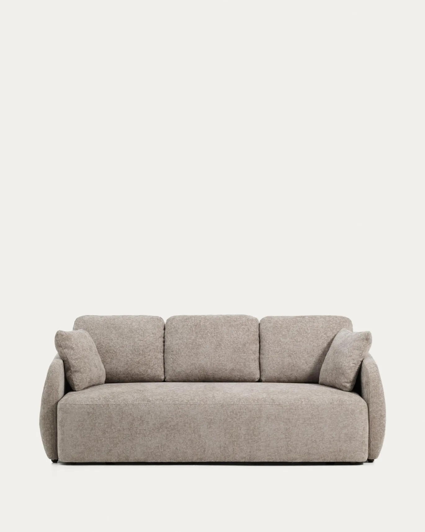 Kave Home Laira Slaapbank 3-zits Chenille Taupe