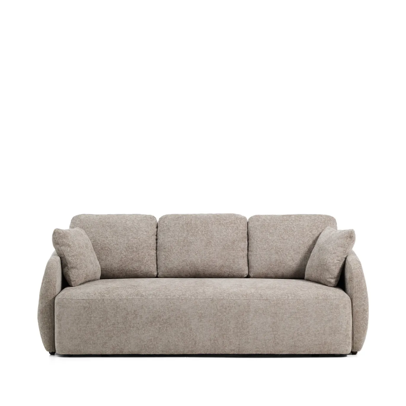 Kave Home Laira Slaapbank 3-zits Chenille Taupe