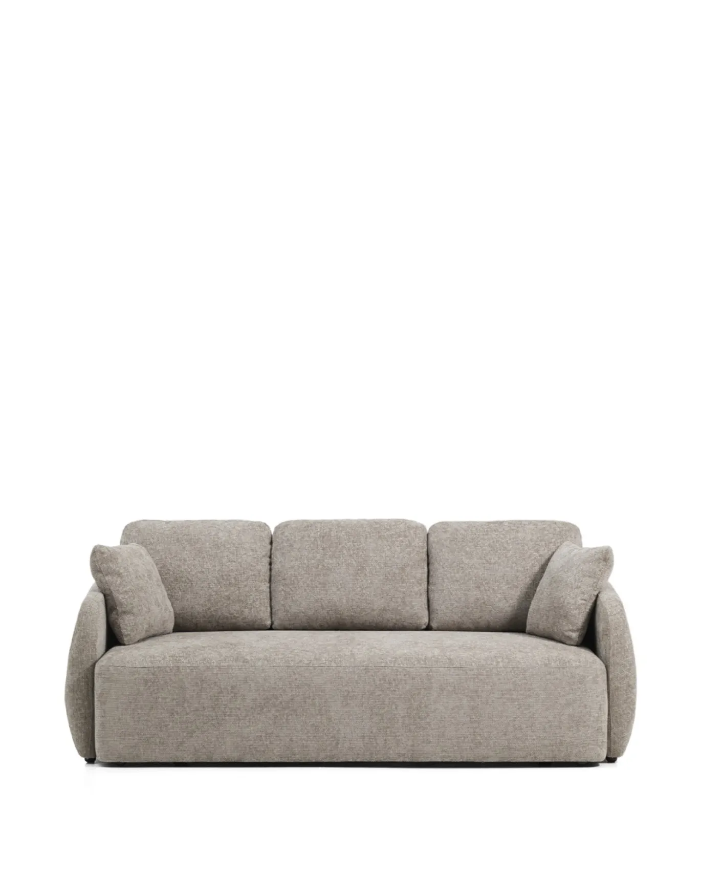 Kave Home Laira Slaapbank 3-zits Chenille Taupe