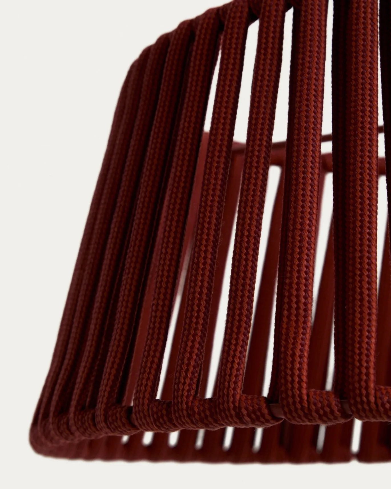 Kave Home Lampenkap Aldet Touw Terracotta Ø46cm