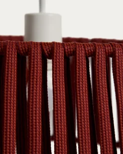 Kave Home Lampenkap Aldet Touw Terracotta Ø46cm