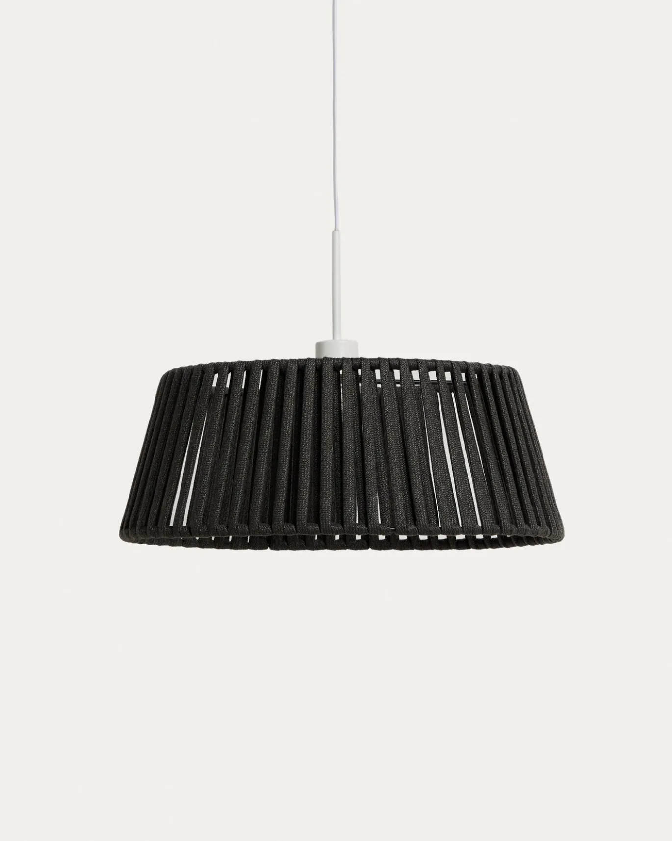 Kave Home Lampenkap Aldet Touw Zwart Ø46cm