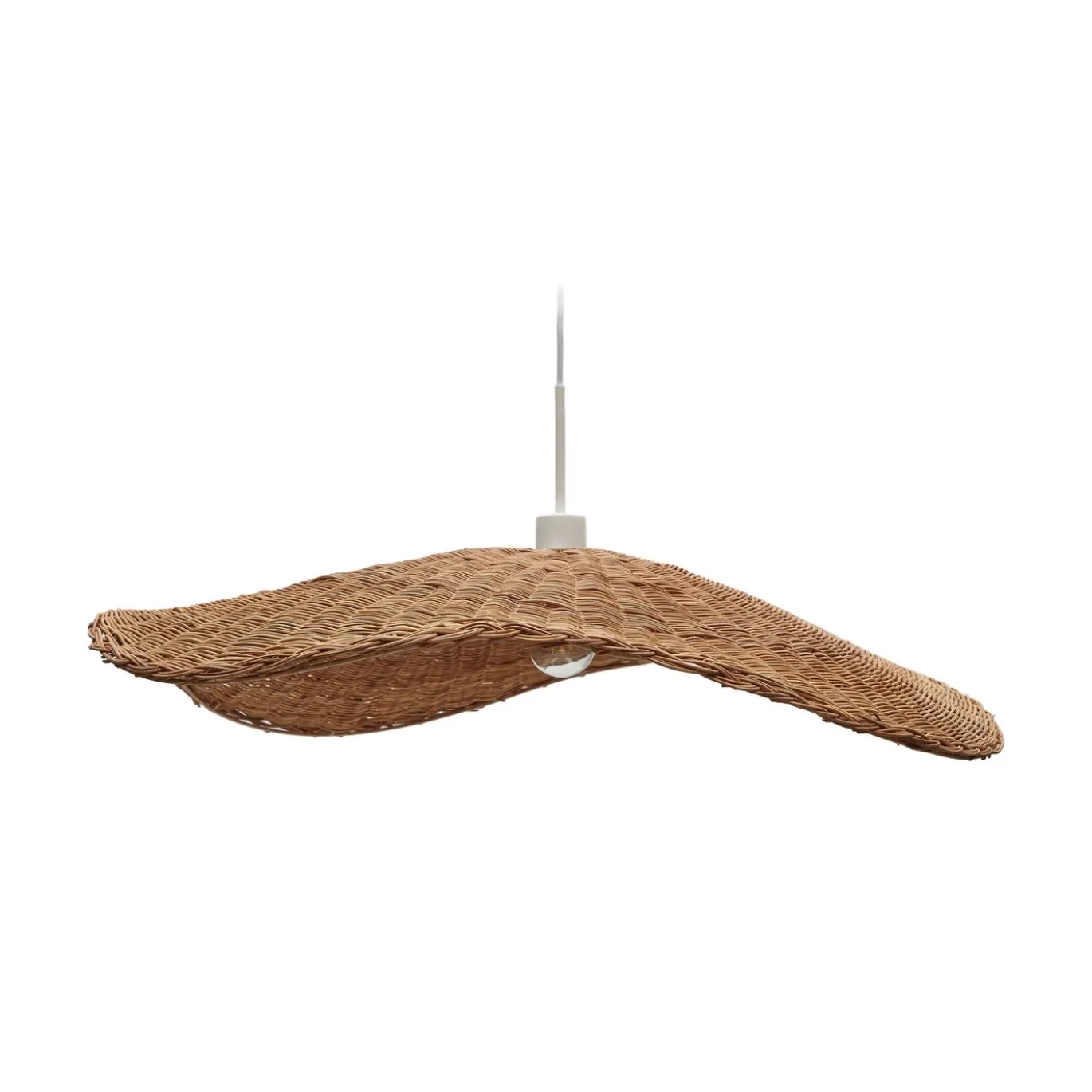 Kave Home Lampenkap Bisbal Rotan Naturel Ø80cm