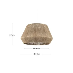 Kave Home Lampenkap Crismilda Jute Ø50cm