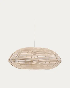 Kave Home Lampenkap Flaro Rotan met Lichte Afwerking Ø70cm