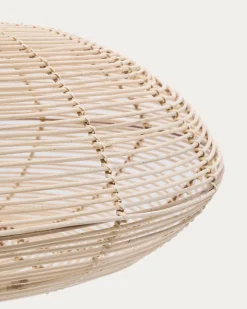 Kave Home Lampenkap Flaro Rotan met Lichte Afwerking Ø70cm