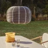 Kave Home Lampenkap Garoina Outdoor Rotan Taupe Ø50cm