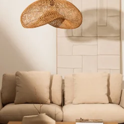 Kave Home Lampenkap Isora Rotan Naturel 80cm