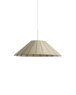 Kave Home Lampenkap Saranella Outdoor Rotan Lichtgrijs Ø50cm