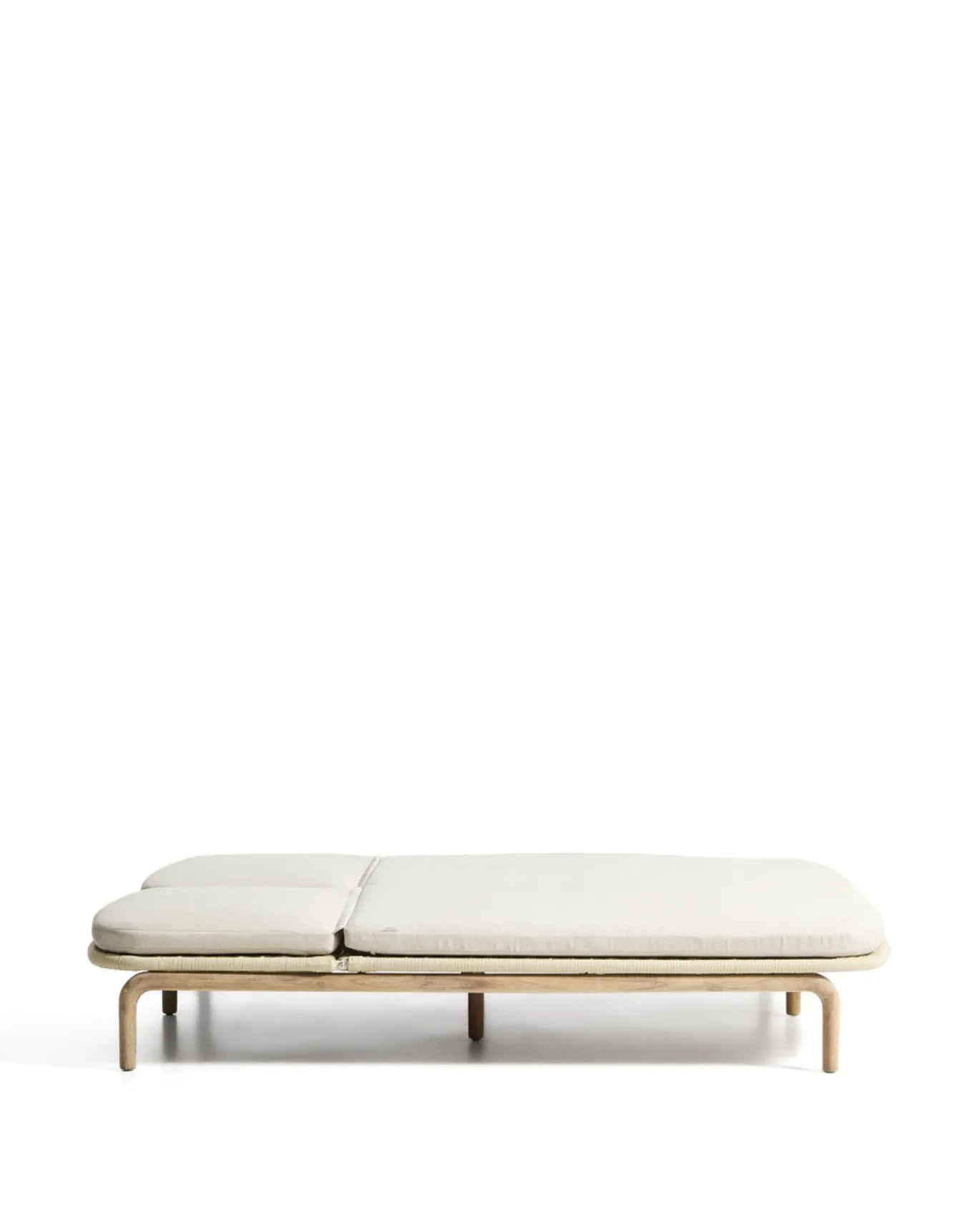 Kave Home Ligbed Alipa Acaciahout Beige 196x154cm