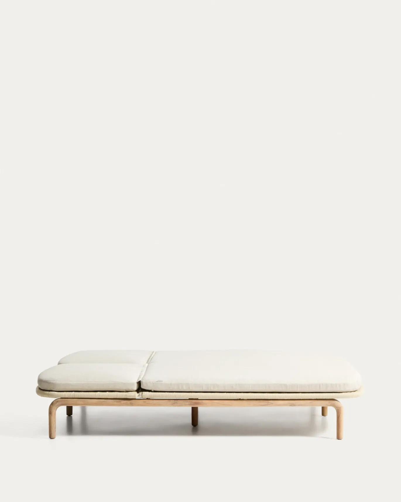 Kave Home Ligbed Alipa Acaciahout Beige 196x154cm
