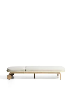 Kave Home Ligbed Alipa Acaciahout Beige 196x80cm