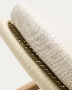 Kave Home Ligbed Alipa Acaciahout Beige 196x80cm