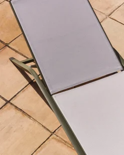 Kave Home Ligbed Capraia Stapelbaar Aluminium Groen