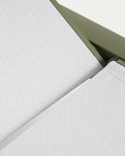 Kave Home Ligbed Capraia Stapelbaar Aluminium Groen