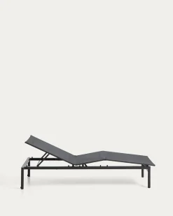Kave Home Ligbed Lesina Stapelbaar Aluminium Grafiet