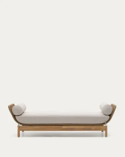 Kave Home Ligstoel Catalina Beige Touw En Acaciahout