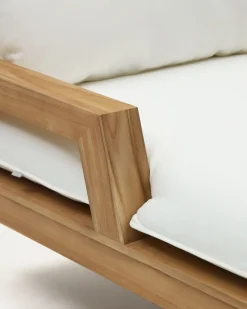 Kave Home Ligstoel Forcanera Massief Teakhout
