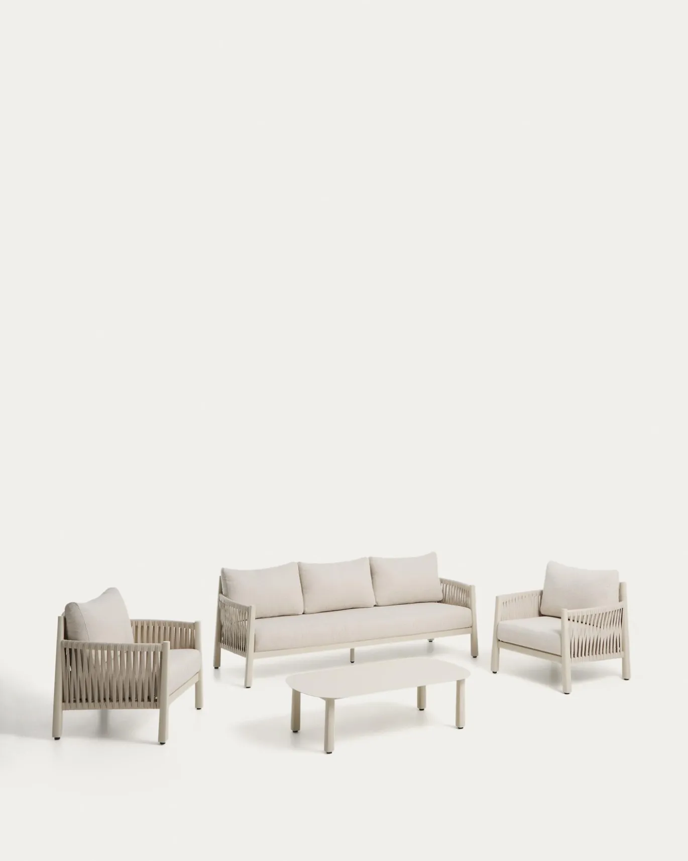 Kave Home Loungeset Aleria Beige