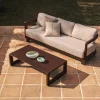 Kave Home Loungeset Nerano Aluminium Bruin