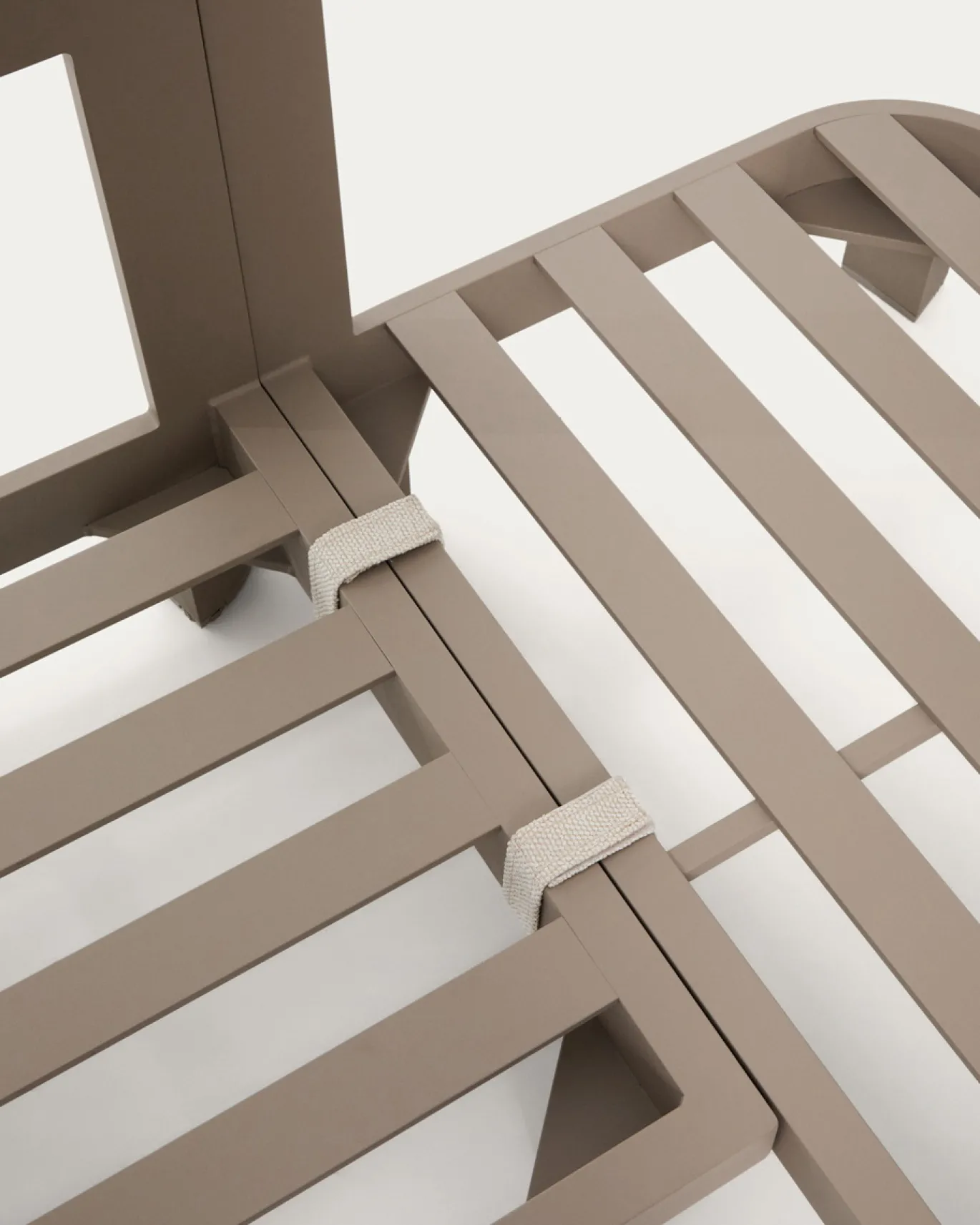 Kave Home Loungeset Nerano Hoekbank Taupe Klein