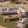 Kave Home Loungeset Nerano Hoekbank Taupe