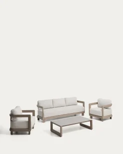 Kave Home Loungeset Nerano 3-Zits Taupe