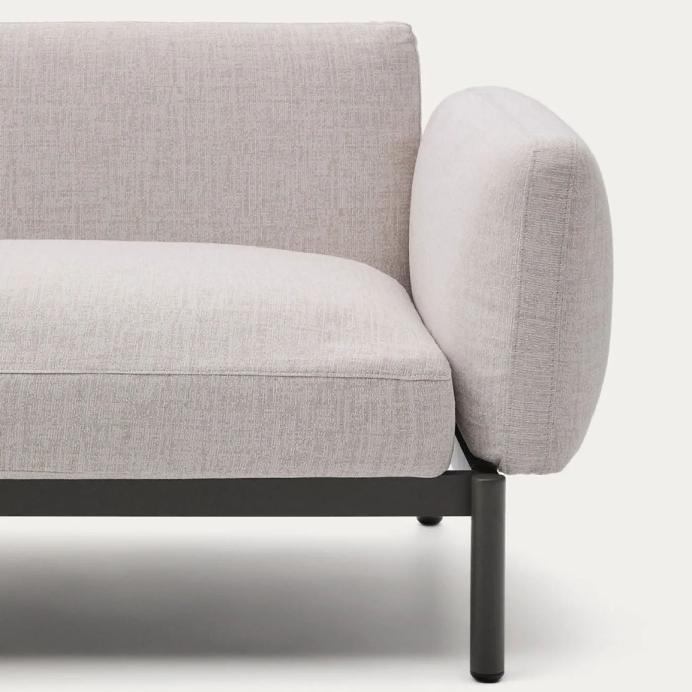 Kave Home Loungeset Sorells 5-Zits Beige/Naturel/Groen