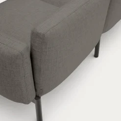 Kave Home Loungeset Sorells 3-Zits Grijs/Naturel