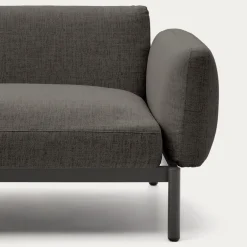 Kave Home Loungeset Sorells 5-Zits Grijs/Naturel
