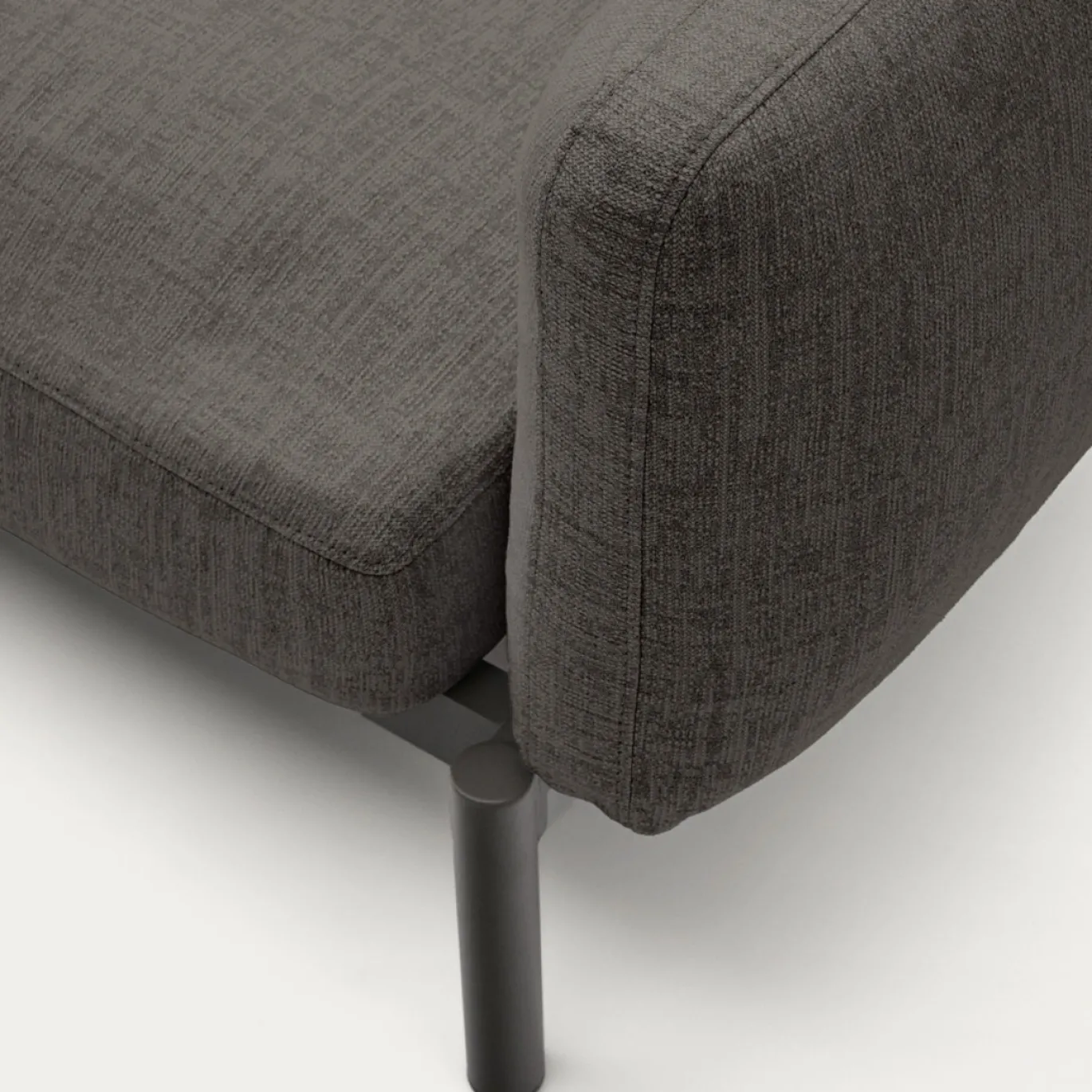 Kave Home Loungeset Sorells 5-Zits Grijs/Naturel
