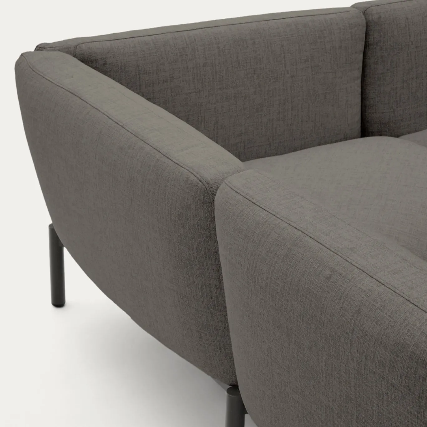 Kave Home Loungeset Sorells 5-Zits Grijs/Naturel