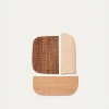 Kave Home Muurpaneel Trivax Hout Set van 3