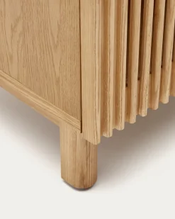 Kave Home Nachtkastje Beyla Massief Essen 62cm
