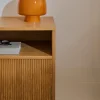 Kave Home Nachtkastje Helvine 1 Lade Eikenfineer 60x52cm