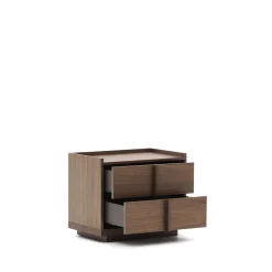Kave Home Nachtkastje Onix Walnoot