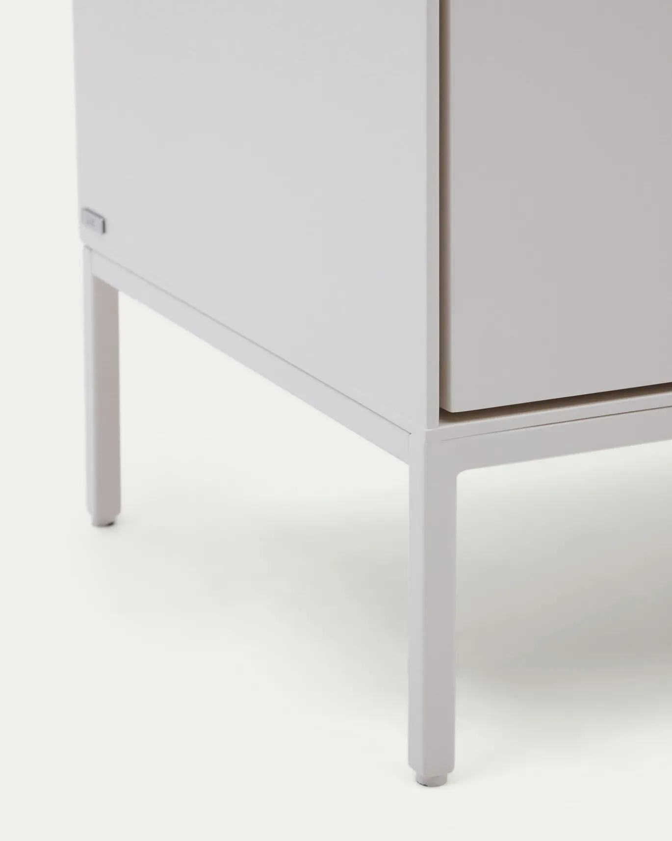 Kave Home Nachtkastje Vedrana 2 Laden Witgelakt Mdf 60x55cm