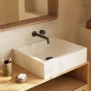 Kave Home Opzetwastafel Delina Wit Terrazzo 40x45cm