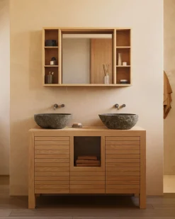 Kave Home Opzetwastafel Tetsu Stenen Ø40cm