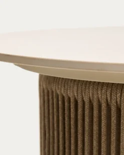 Kave Home Outdoor Bijzettafel Orosei Sintered Stone Beige Ø55cm