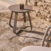 Kave Home Outdoor Bijzettafel Tamaris Aluminium Taupe Ø48cm