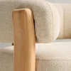 Kave Home Outdoor Fauteuil Granite Beige/Naturel Massief Teakhout
