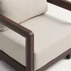 Kave Home Outdoor Fauteuil Nerano Aluminium Bruin