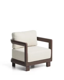Kave Home Outdoor Fauteuil Nerano Aluminium Bruin