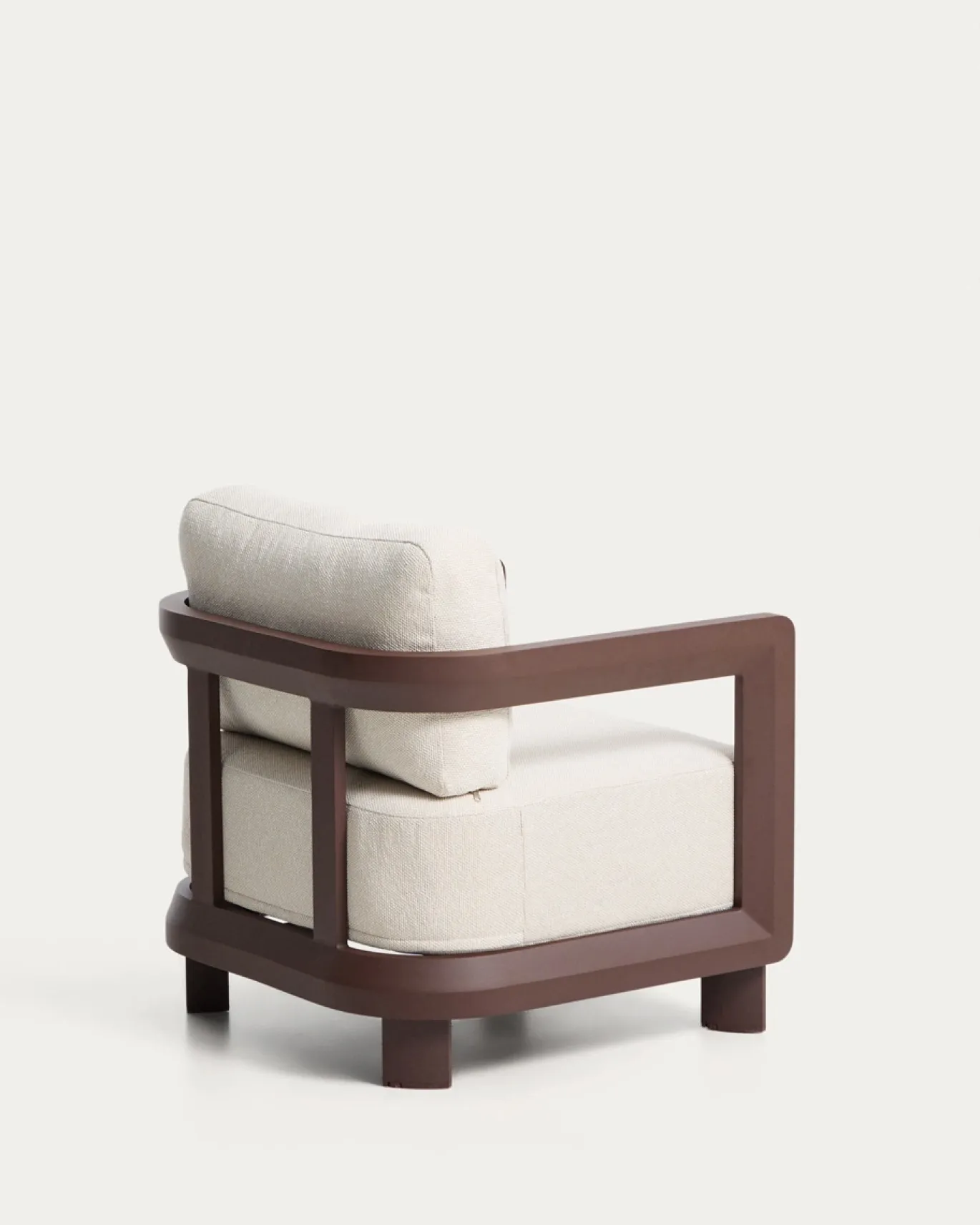 Kave Home Outdoor Fauteuil Nerano Aluminium Bruin
