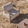 Kave Home Outdoor Fauteuil Nerano Aluminium Taupe