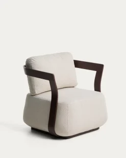 Kave Home Outdoor Fauteuil Tamaris Aluminium Bruin