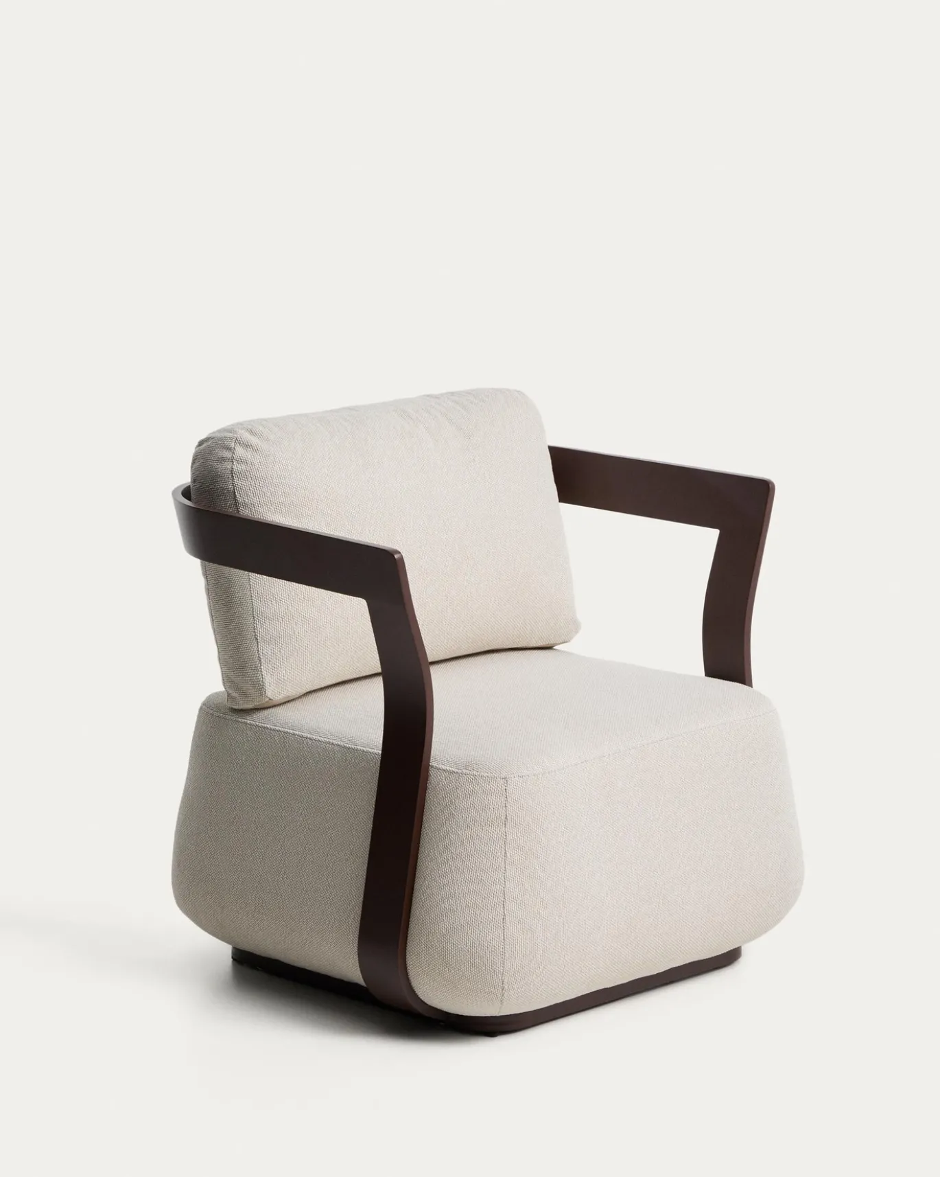 Kave Home Outdoor Fauteuil Tamaris Aluminium Bruin