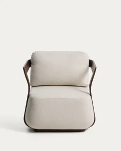 Kave Home Outdoor Fauteuil Tamaris Aluminium Bruin
